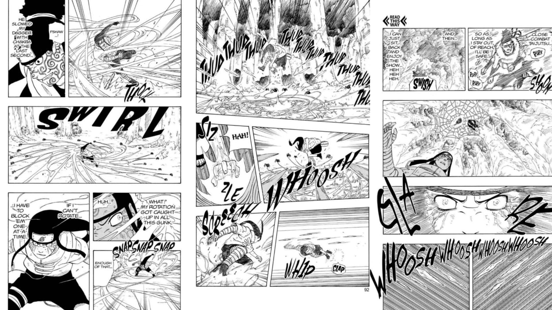 Stills from Naruto manga (Image via Shueisha)